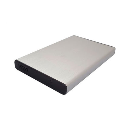Cofre porta disco duro SATA 2,5 conexión USB 3.0 color plata / mod. UT-HDD030SV