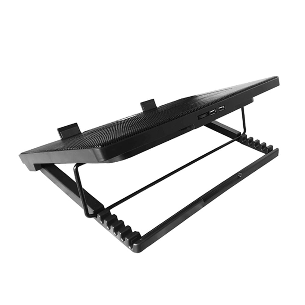 Cooler para notebook 12 -17", 5 ventiladores de alto rendimiento con velocidad ajustable / mod. UT-NTC050