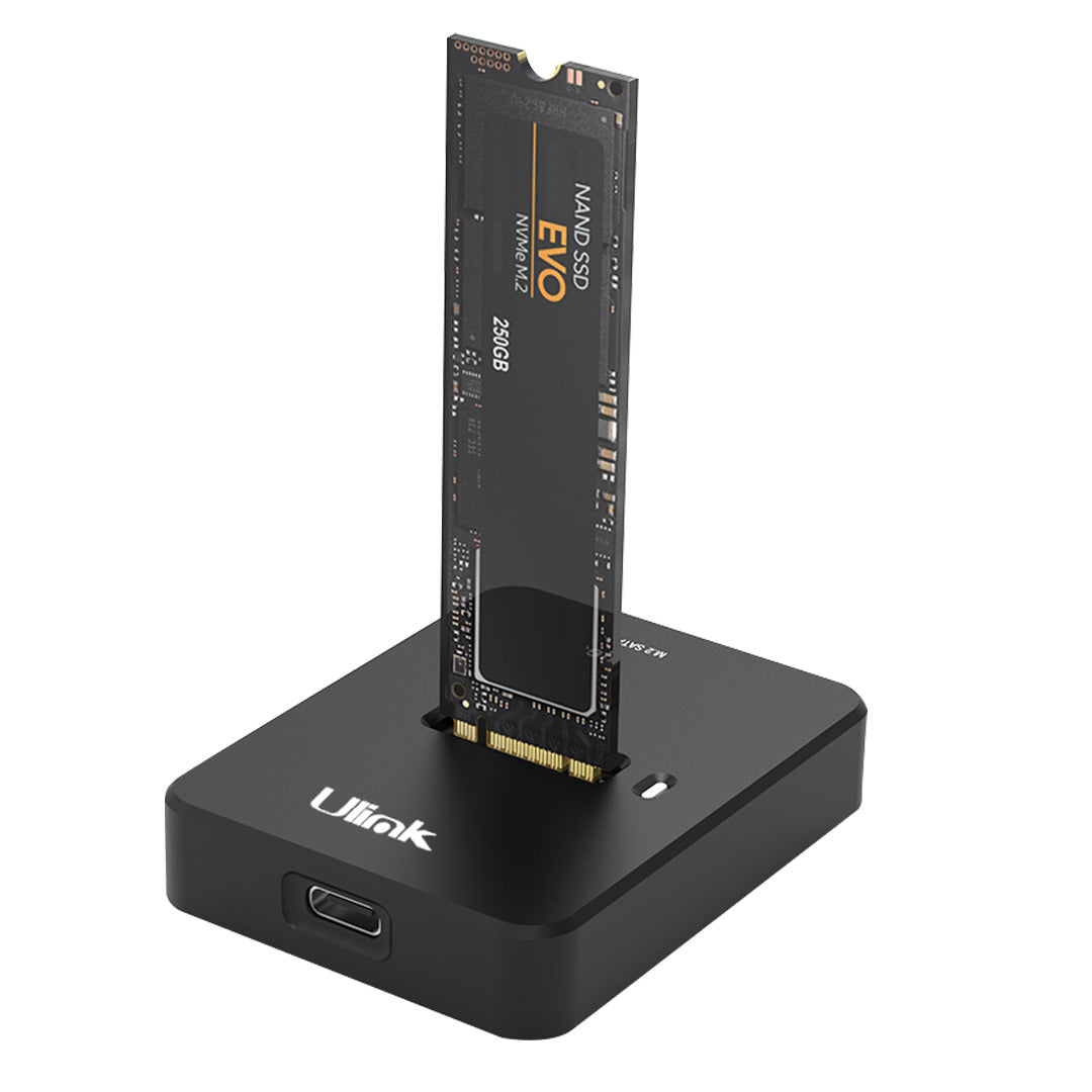 Docking Station Dual para tarjetas SSD (NVME/SATA) / UL-DCKM2