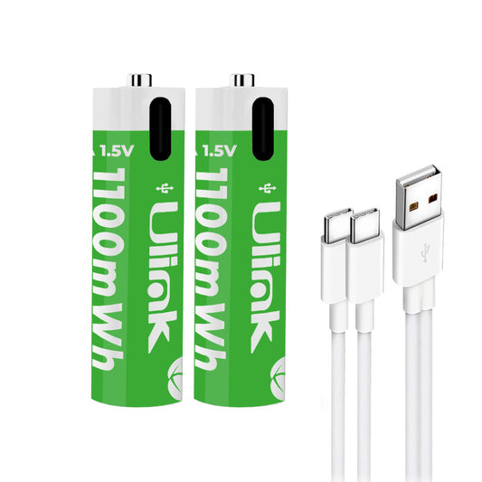 Pilas 2x AAA con carga USB C de 1100mWh / UL-BAT3A2