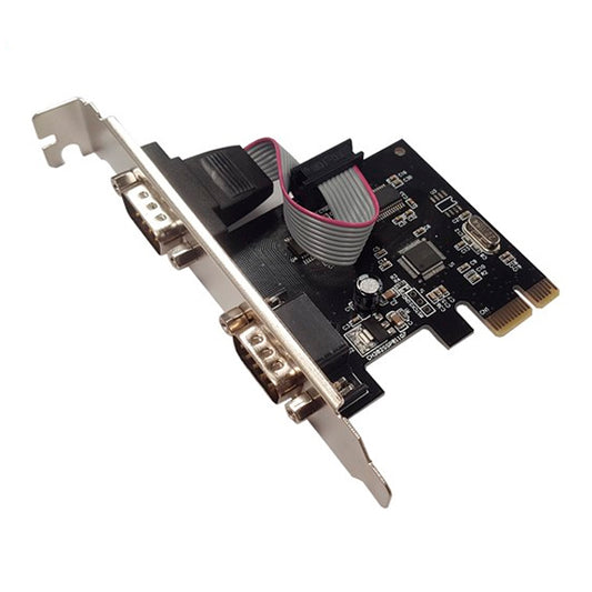 Tarjeta PCI express (PCI-E) 2 puertos Seriales c/bracket profile adicional / UT-PCIESR