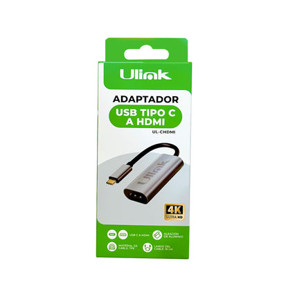 Adaptador USB tipo C a HDMI en caja retail / UL-CHDMI