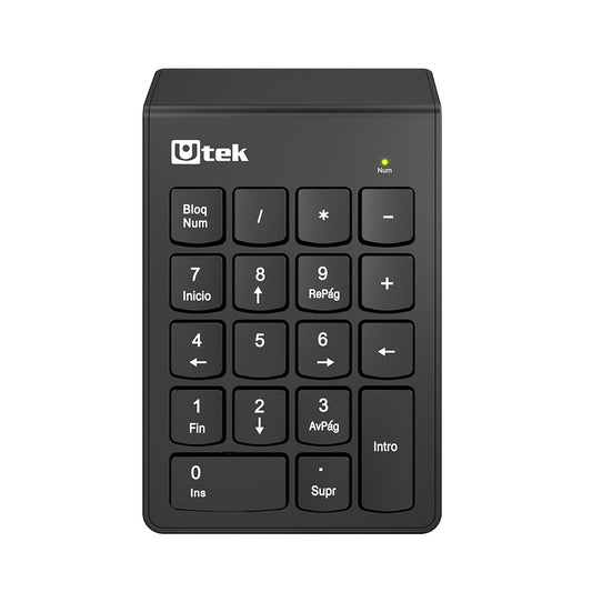 Teclado numerico inalámbrico 2,4GHZ / UT-KBN1200W