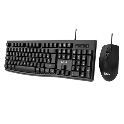 Kit teclado mouse alámbrico USB / UT-KTD320