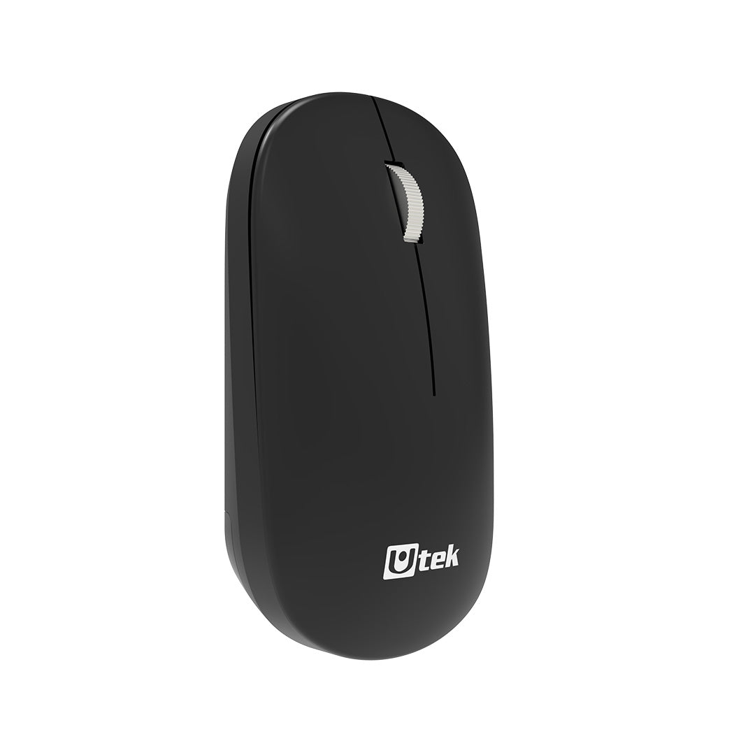 Mouse inalámbrico Slim 2,4Ghz + Bluetooth recargable USB C color negro / UT-MOW110R