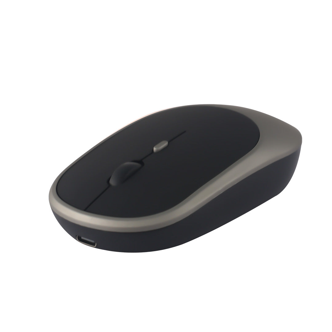 Mouse inalámbrico 2,4Ghz + Bluetooth recargable USB C color negro / UT-MOW1800R