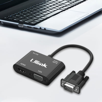 Conversor de VGA a HDMI + VGA c/audio / mod. UL-CV2500HV
